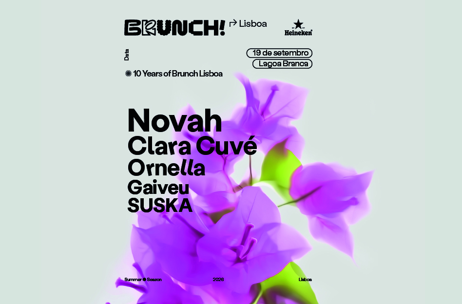 Brunch Electronik Lisboa 2026 #7: NOVAH, Clara Cuvé, Ornella, GAIVEU, SUSKA event poster