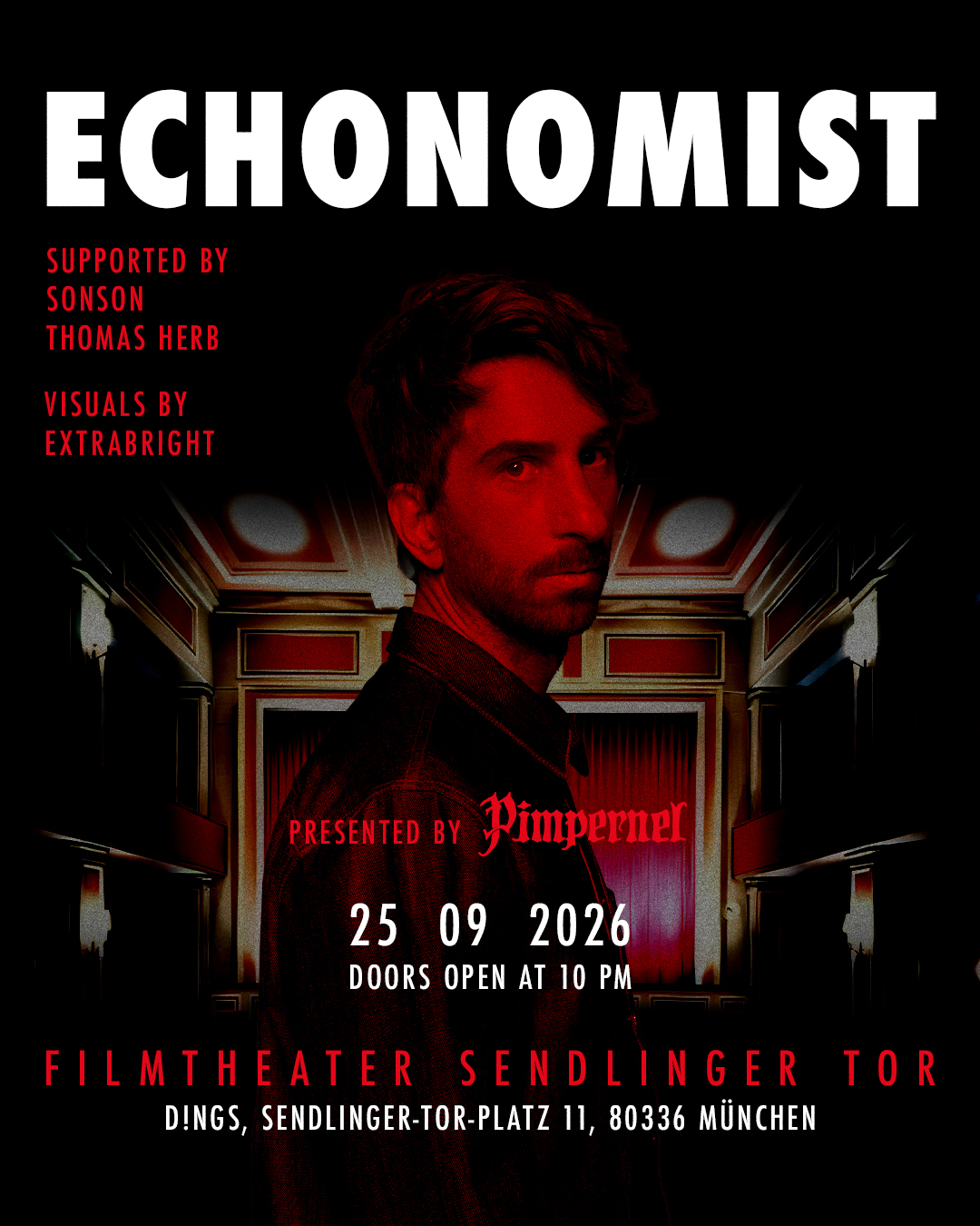 25.09.2026 Echonomist presented by Pimpernel event poster