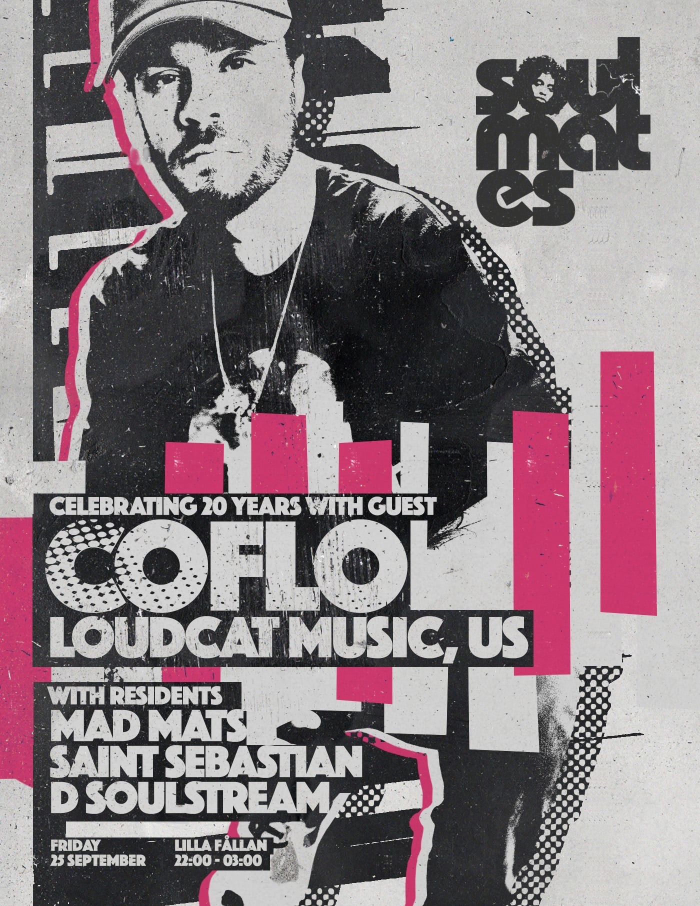 Soulmates 20 years, with Coflo (US) event poster