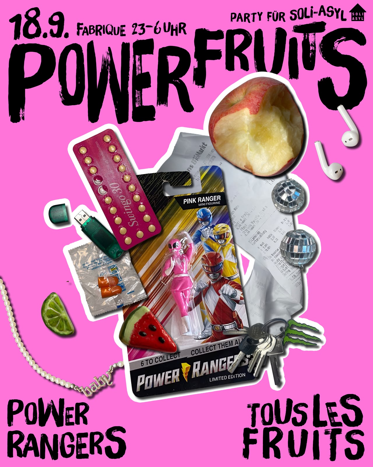 Powerfruits event poster