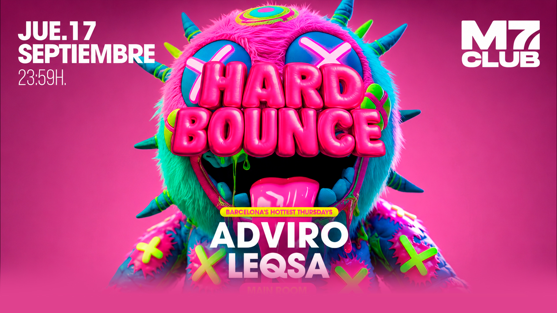HARD BOUNCE [Adviro & Leqsa] event poster