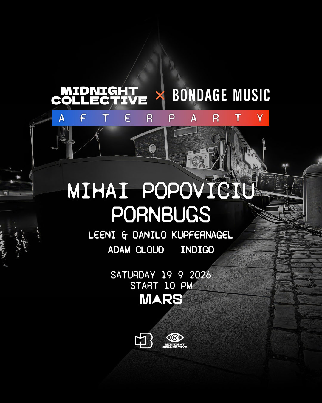 MC x Bondage Music ◑ Afterparty w./Mihai Popoviciu event poster