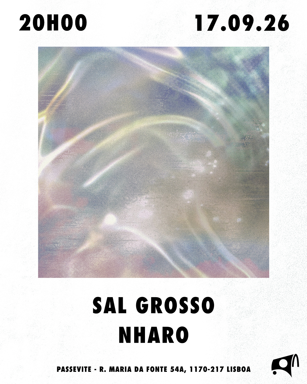[R\F] Sal Grosso + nharo event poster