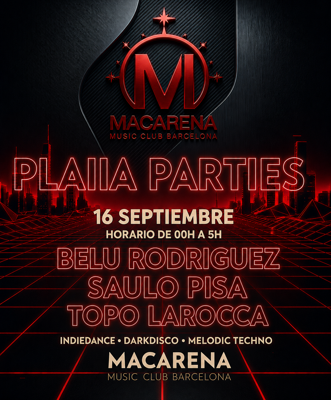 Saulo Pisa & Friends event poster