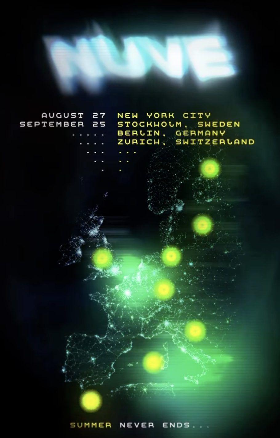 Nuvé event poster