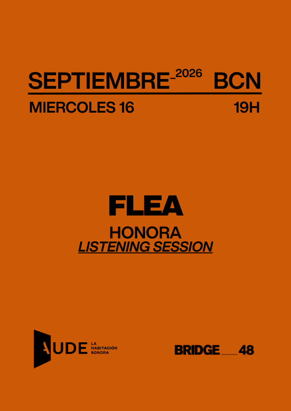 AUDE Listening Session: FLEA, HONORA event poster