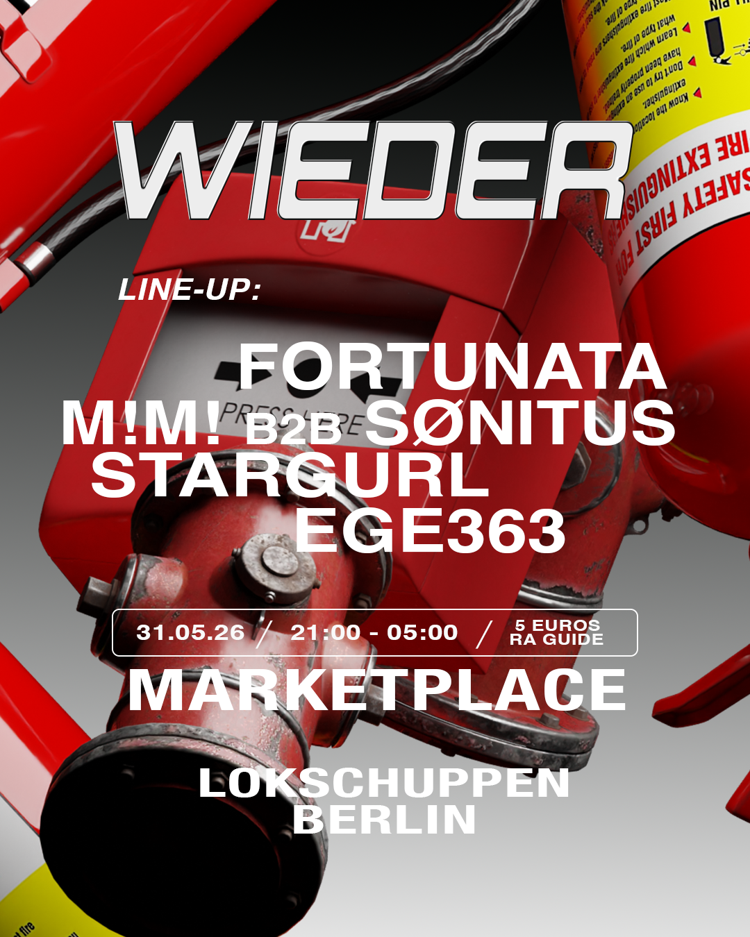 wieder: BOILER ROOM SETUP + MARKETPLACE event poster