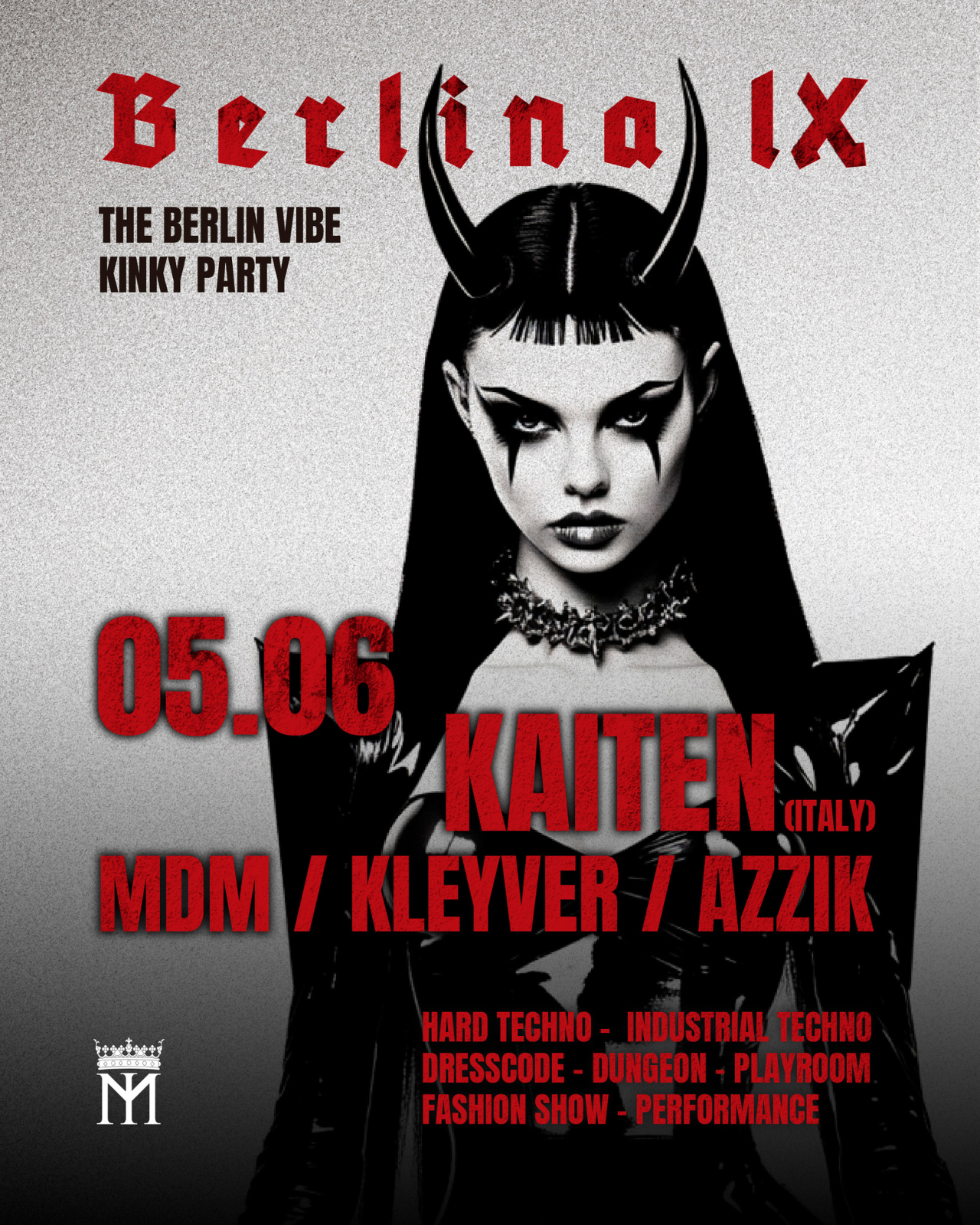 BERLINA IX - WE ARE KINKY BARCELONA event poster
