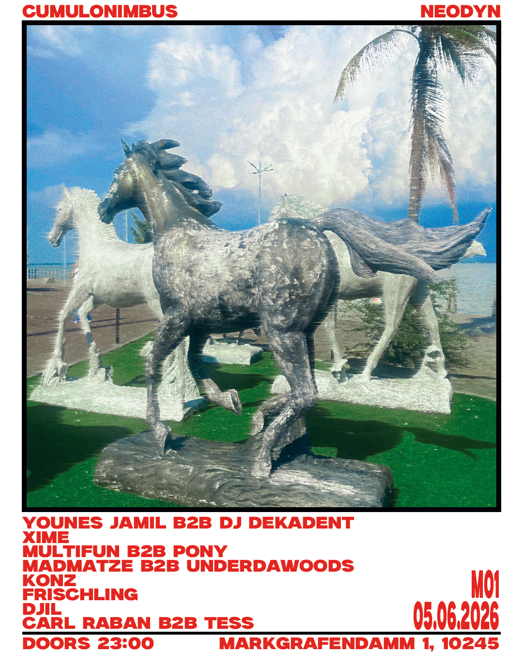 neodyn x Cumulonimbus event poster