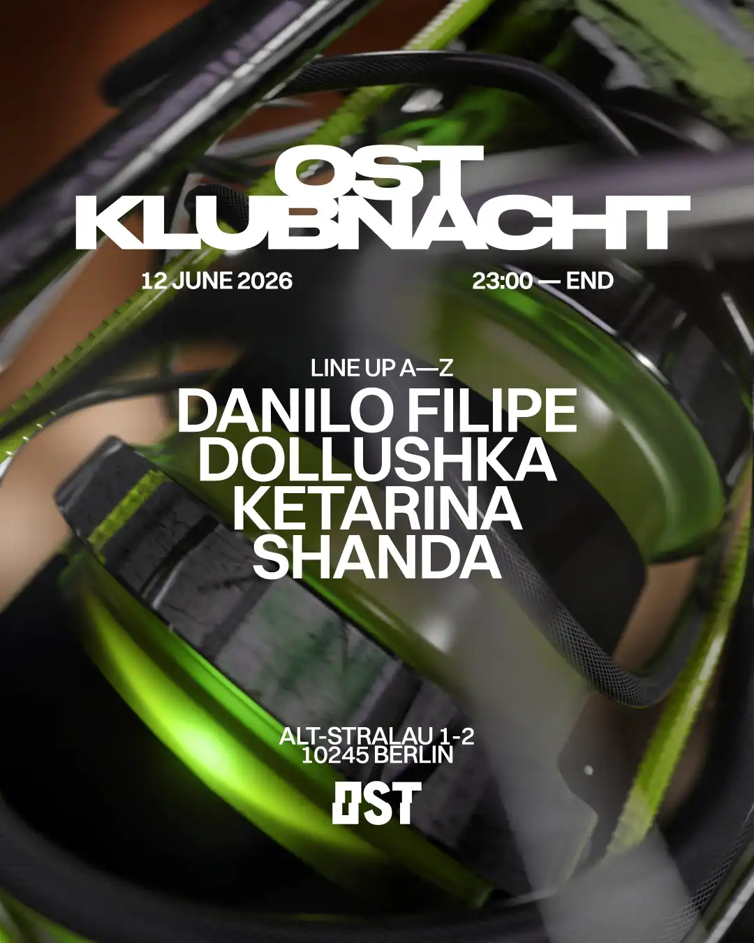 OST Klubnacht w. Danilo Filipe, Ketarina, Shanda, Dollushka event poster