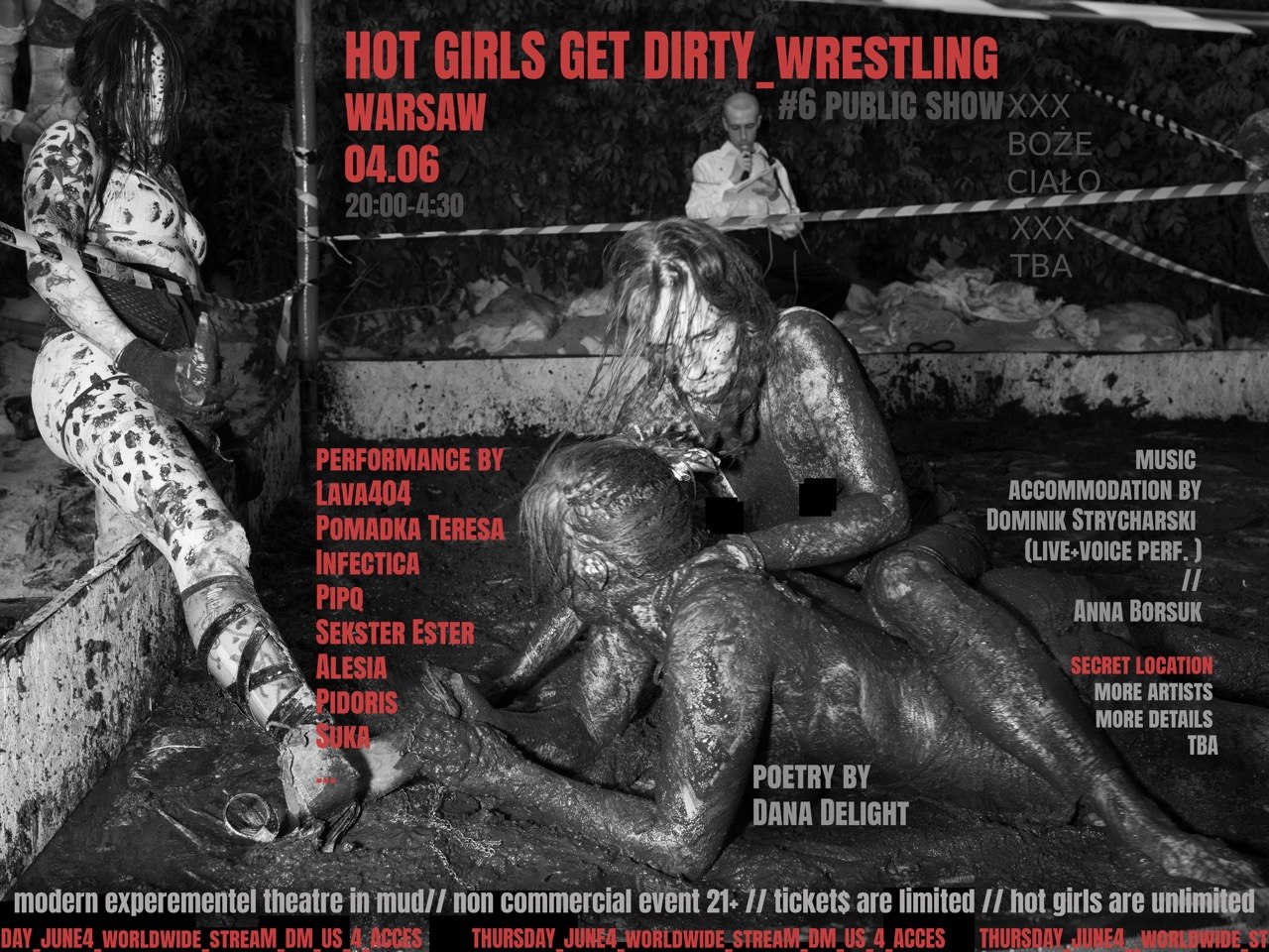 Hot Girls Get Dirty_wrestling xxx Reforma event poster