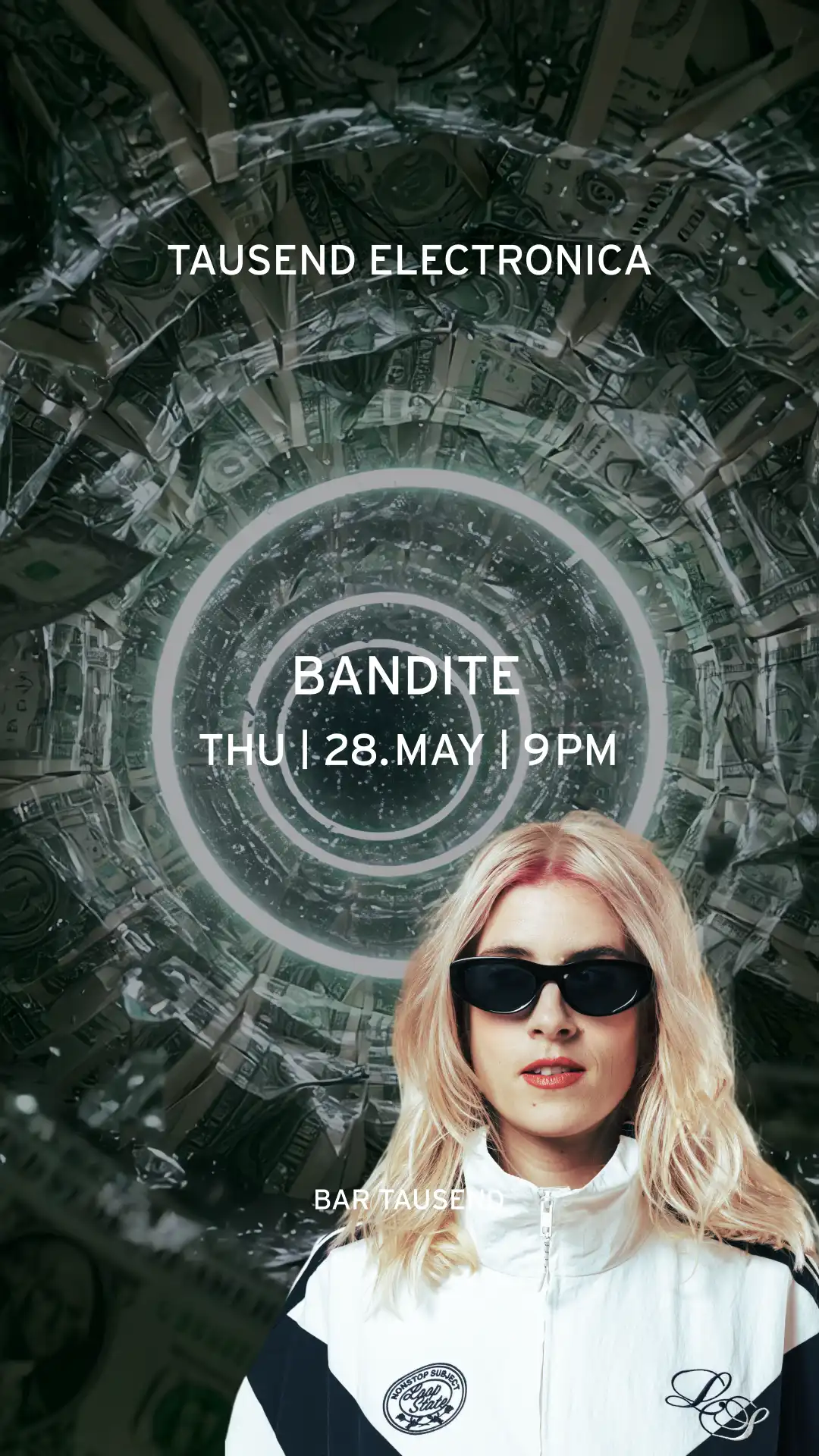 Tausend Electronica: Bandite event poster