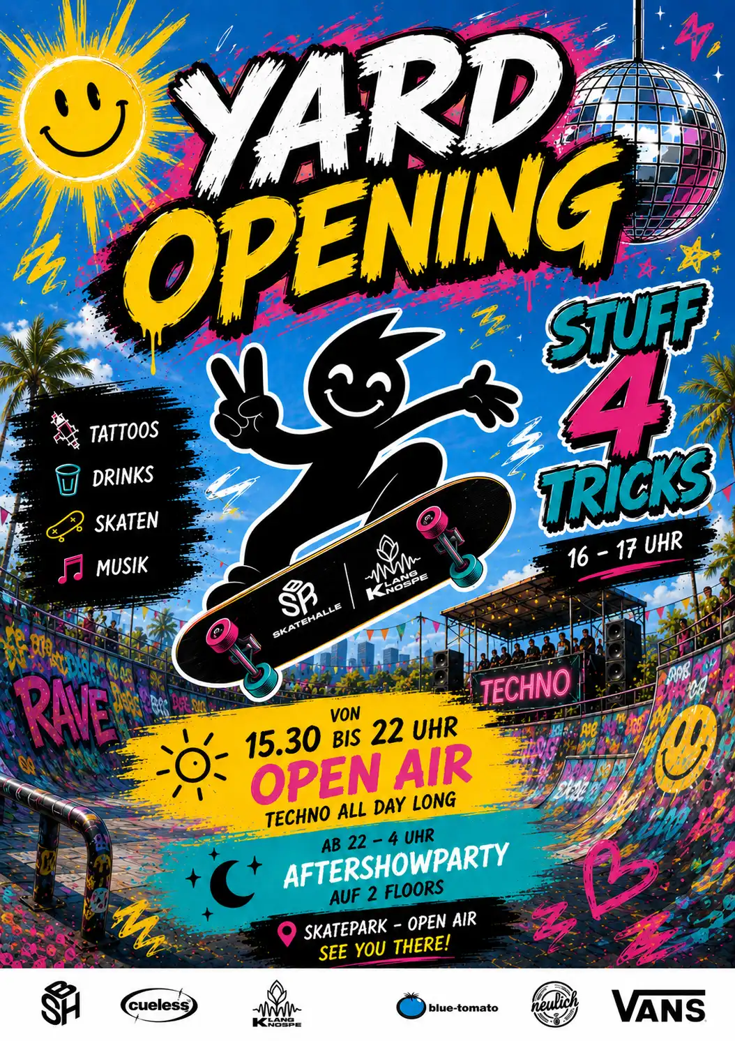 YARD OPENING - RAW OPENAIR - KLANGKNOSPE event poster