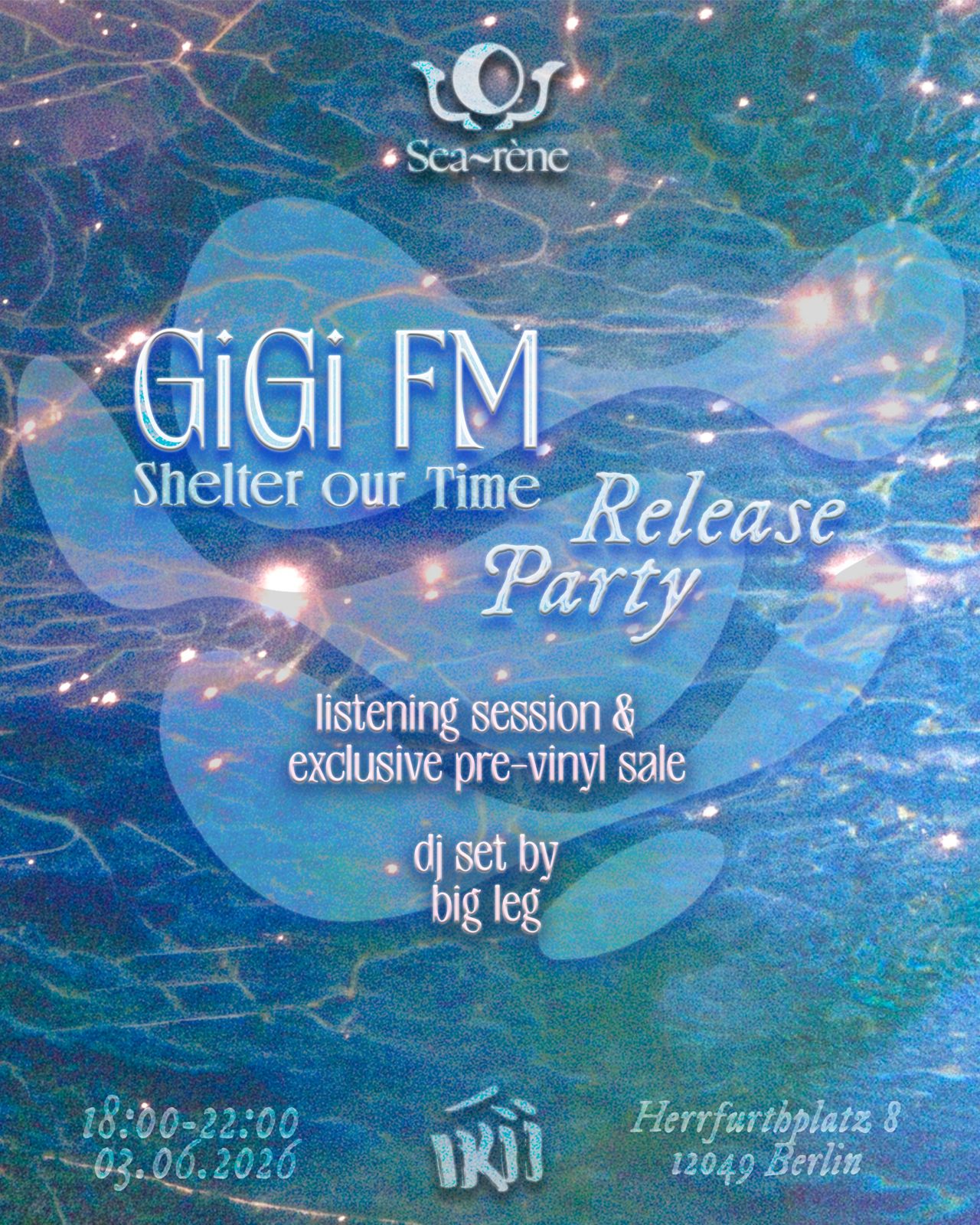 GiGi FM - Shelter Our Time Release Party event poster