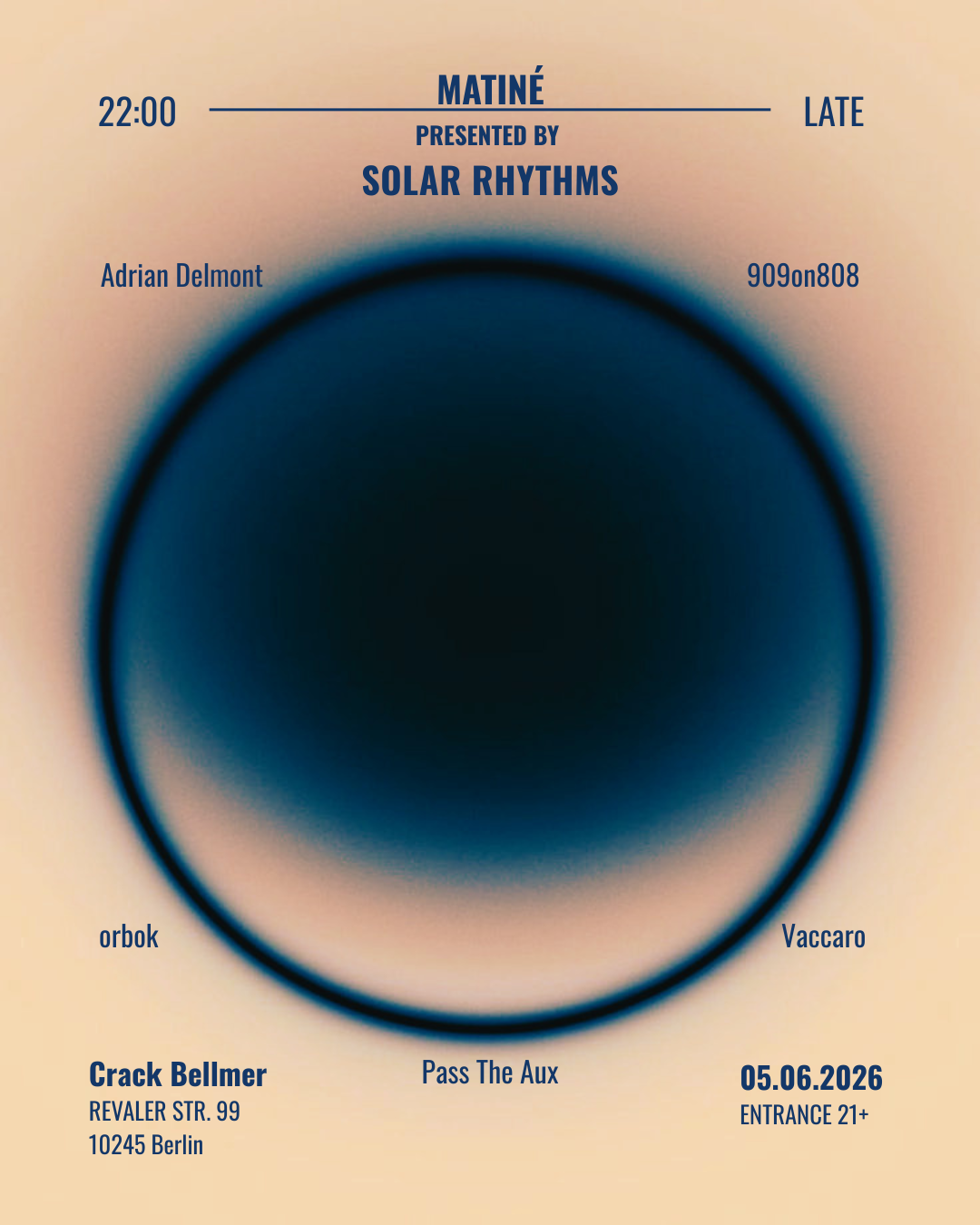 Matiné event poster