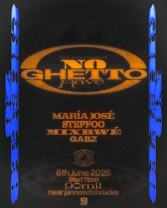 NO GHETTO (DONATION BASED PARTY) event poster