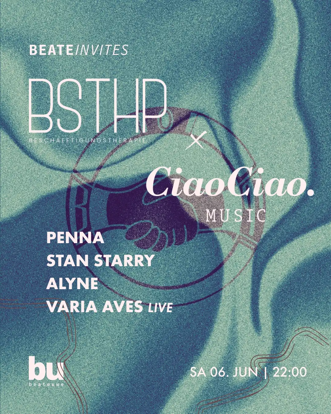 Beate Invites /// BSTHP x CiaoCiao event poster