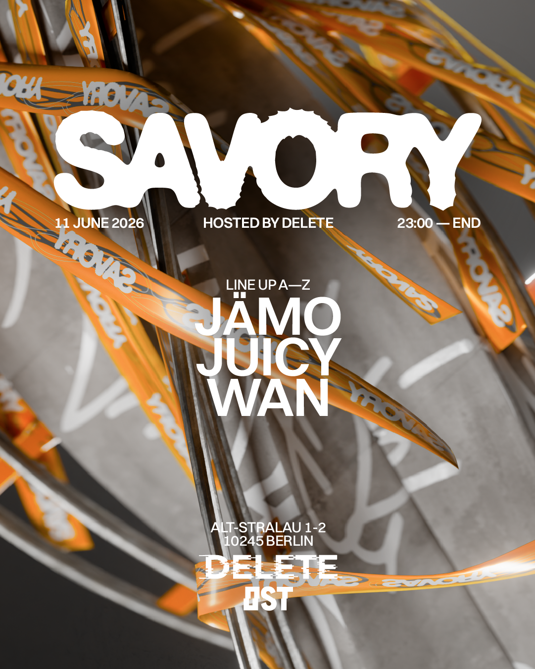 Savory - Techno Every Thursday event poster