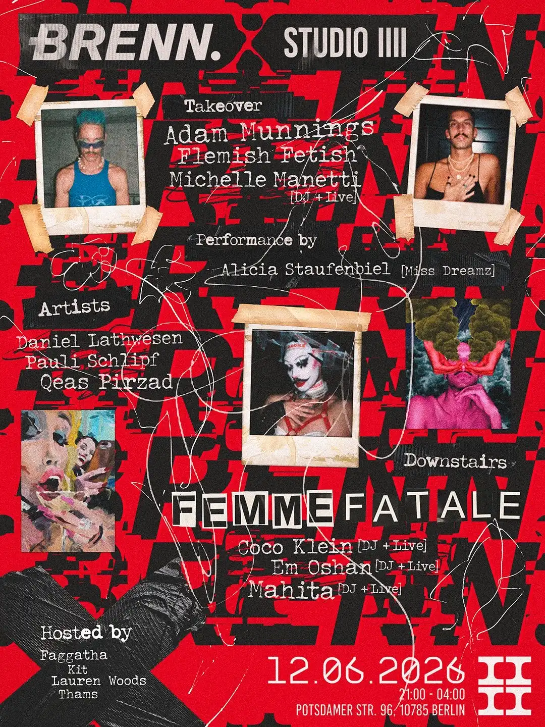 BRENN x Studio 1111 event poster
