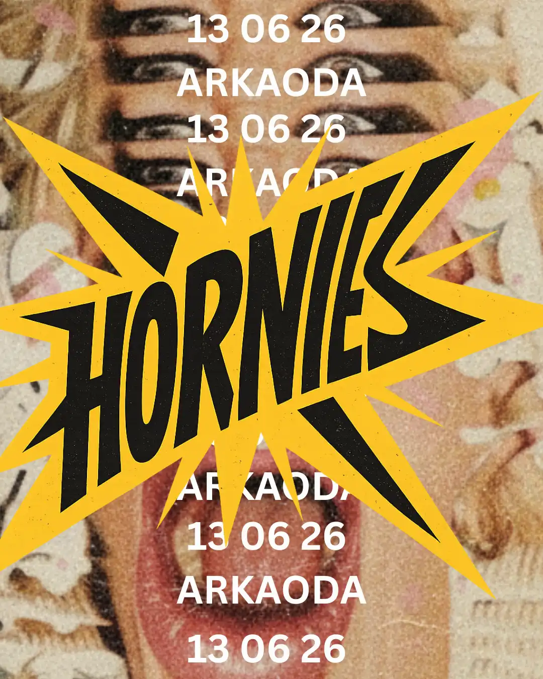 HORNIES event poster
