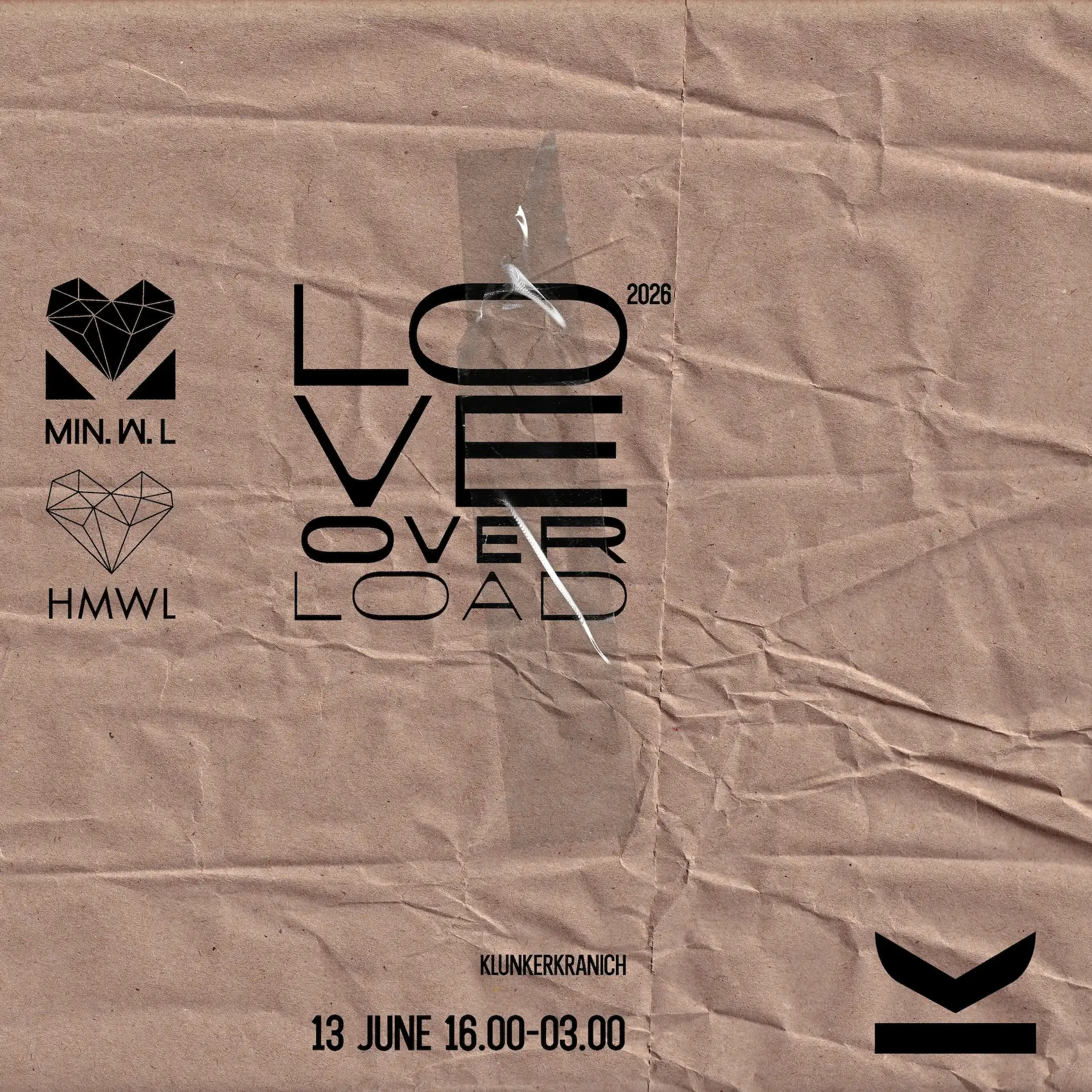 Love Overload - HMWL & MIN.W.L Label Night event poster