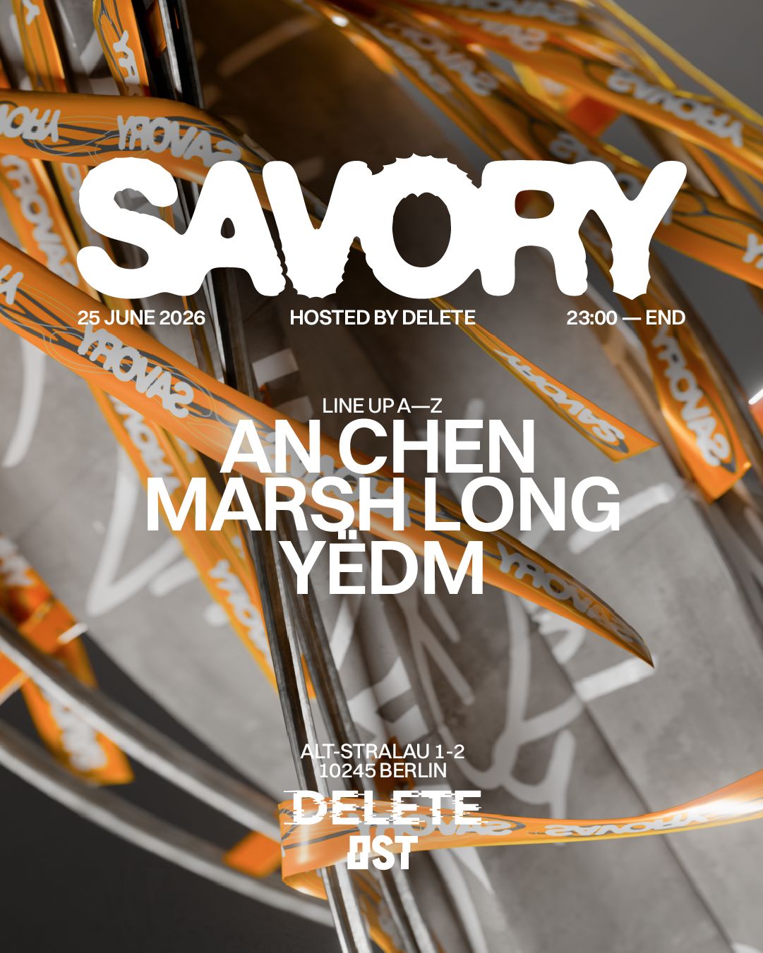 Savory - Techno Every Thursday event poster