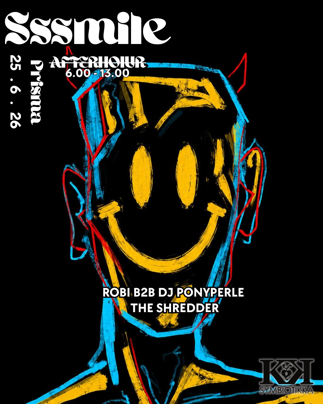 Sssmile Afterhour event poster