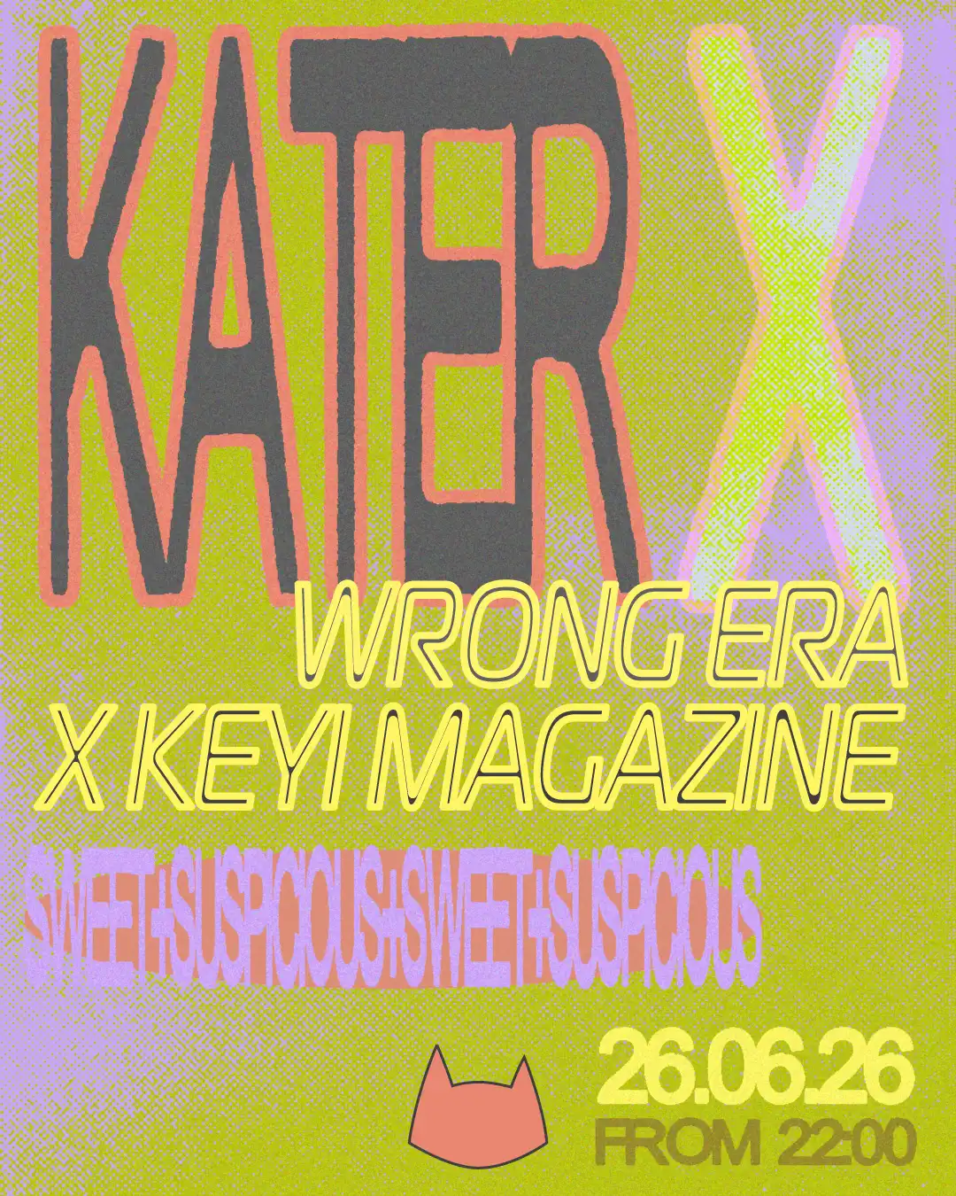 Kater x Wrong Era & Keyi Magazine event poster