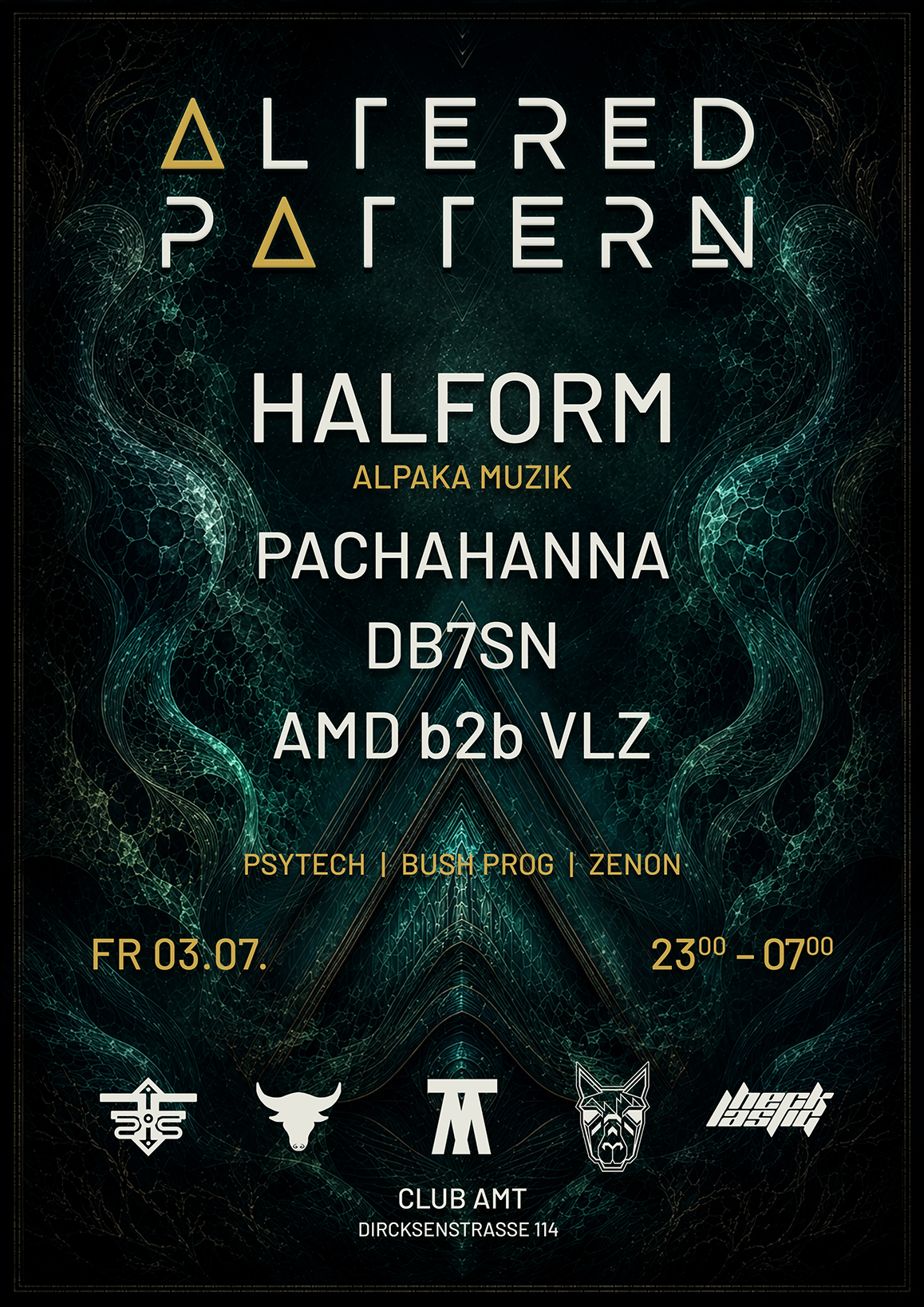 Altered Pattern event poster