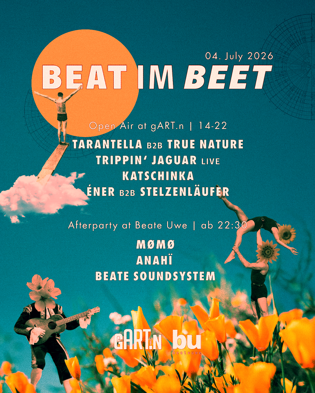 BEAT IM BEET /// Beate Uwe Open Air event poster