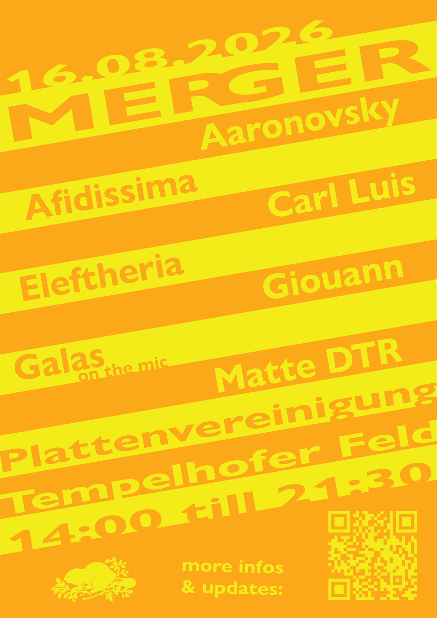 MERGER event poster