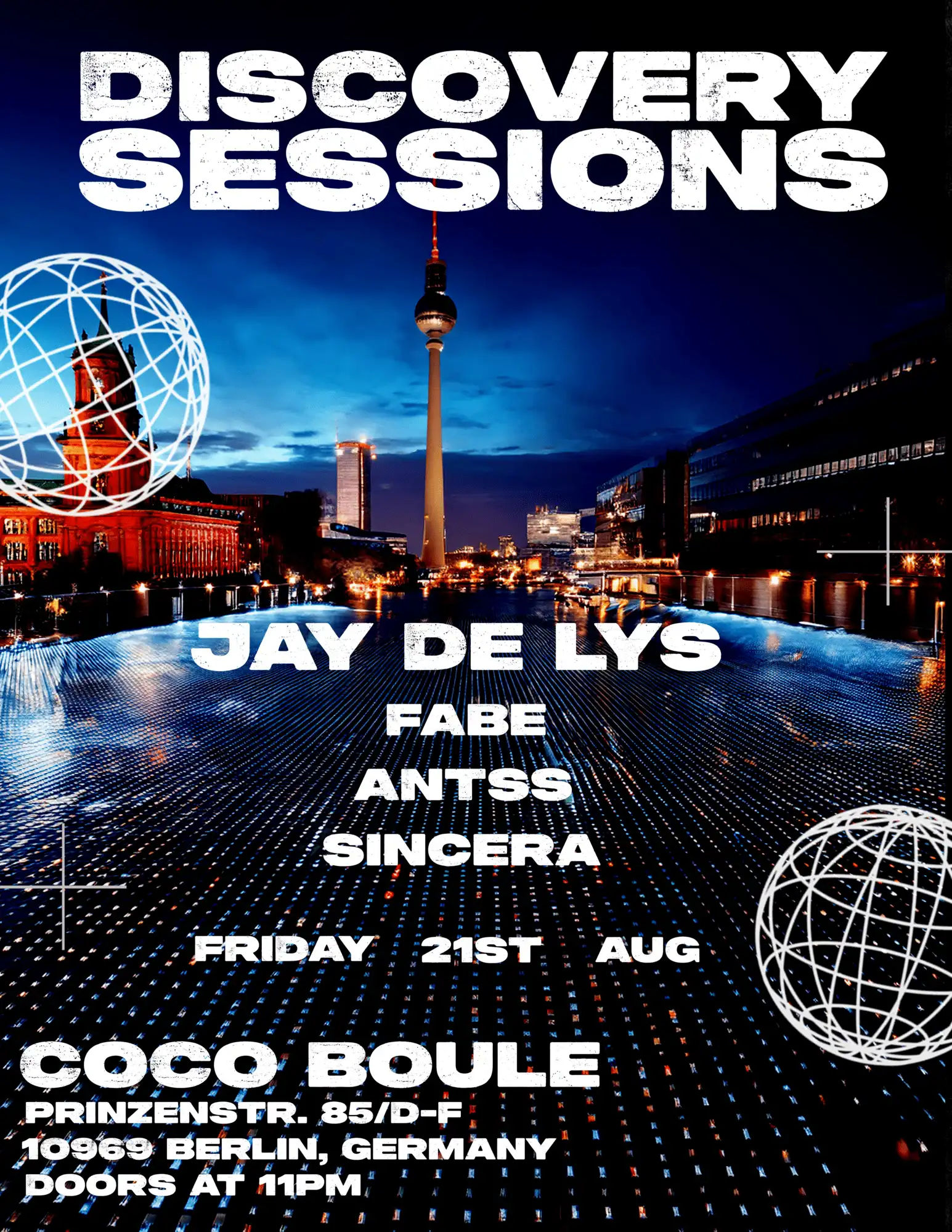 Discovery Sessions: Berlin event poster