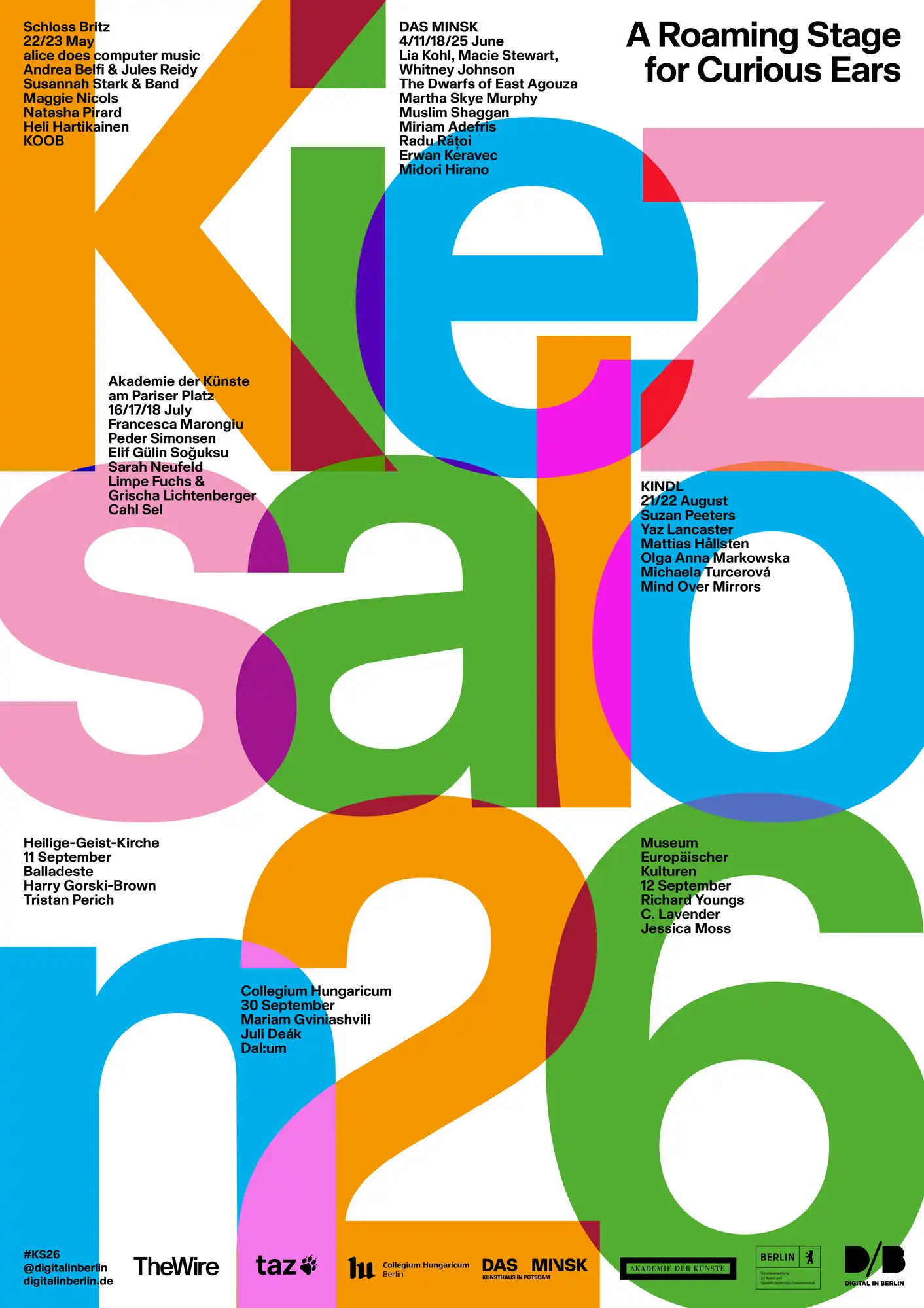Kiezsalon with Harry Gorski-Brown, Balladeste and Tristan Perich event poster