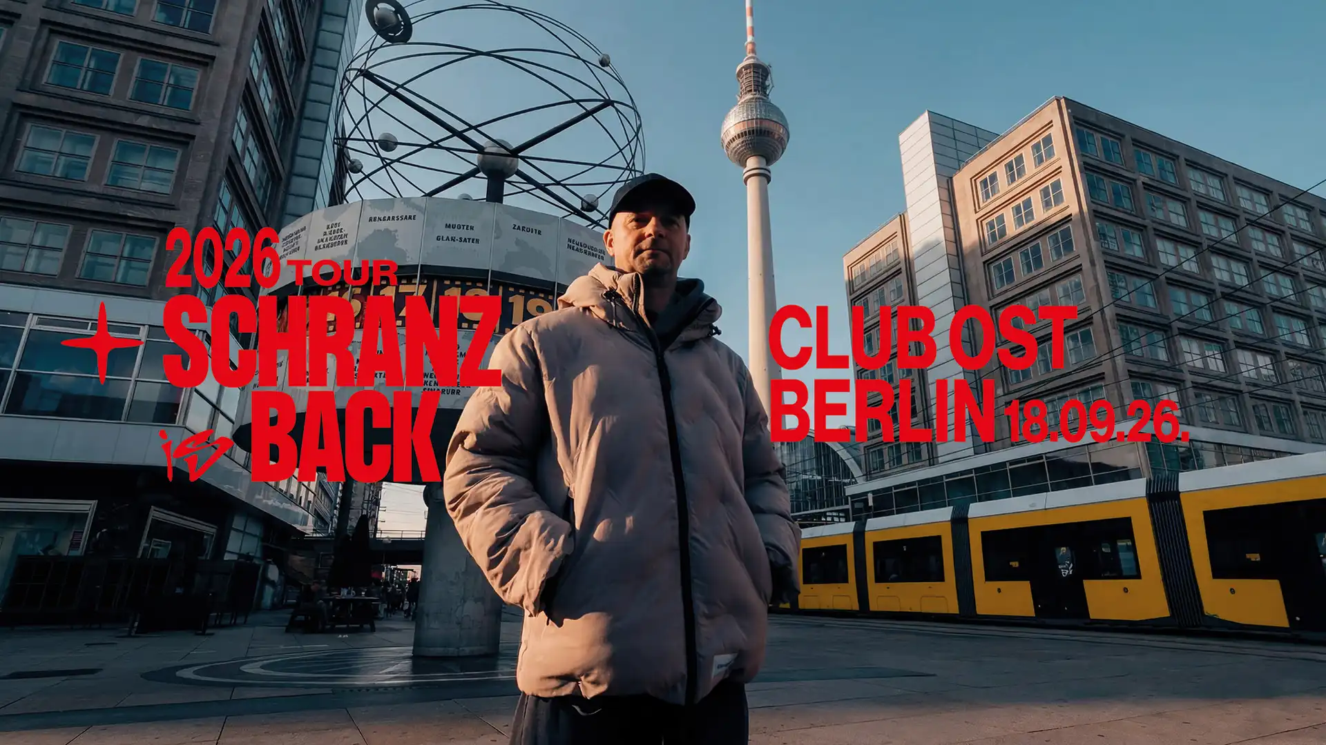 SCHRANZ is BACK with Felix Kröcher event poster