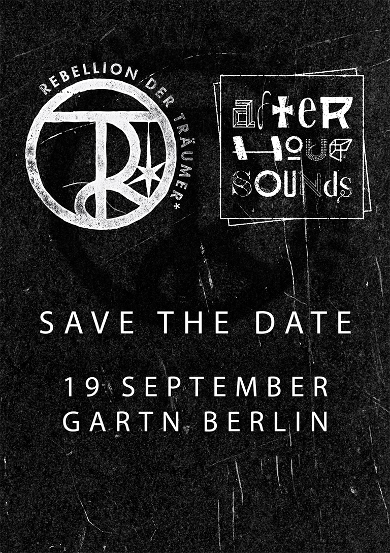 Rebellion der Träumer* X Afterhour Sounds - Glitter and Glue the Soli-Raveatory event poster