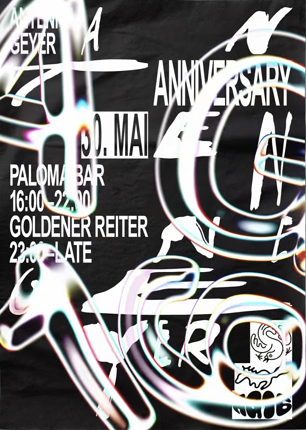 Antenne Geyer Day (at Flux) & Night (at Goldener Reiter) event poster