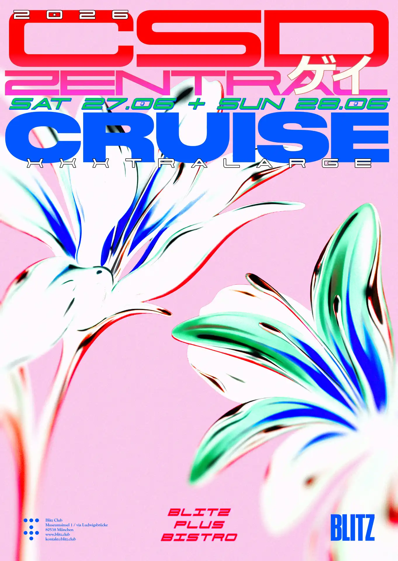 CSD ZENTRAL: CRUISE XXX-TRA LARGE event poster