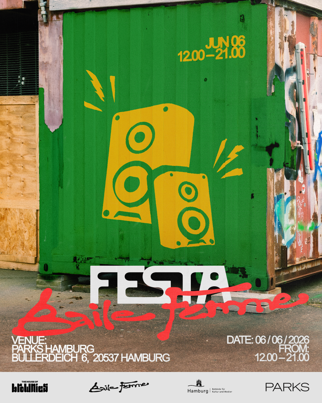 FESTA BAILE FEMME event poster
