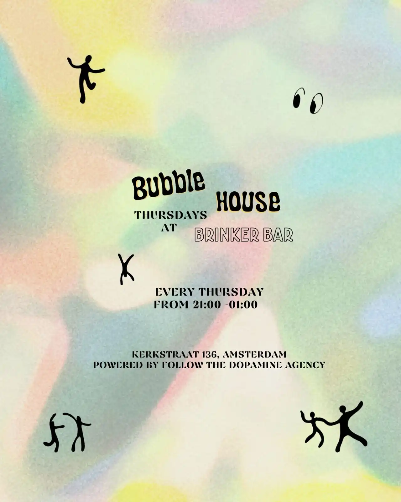 Bubble House at Brinker Bar event poster
