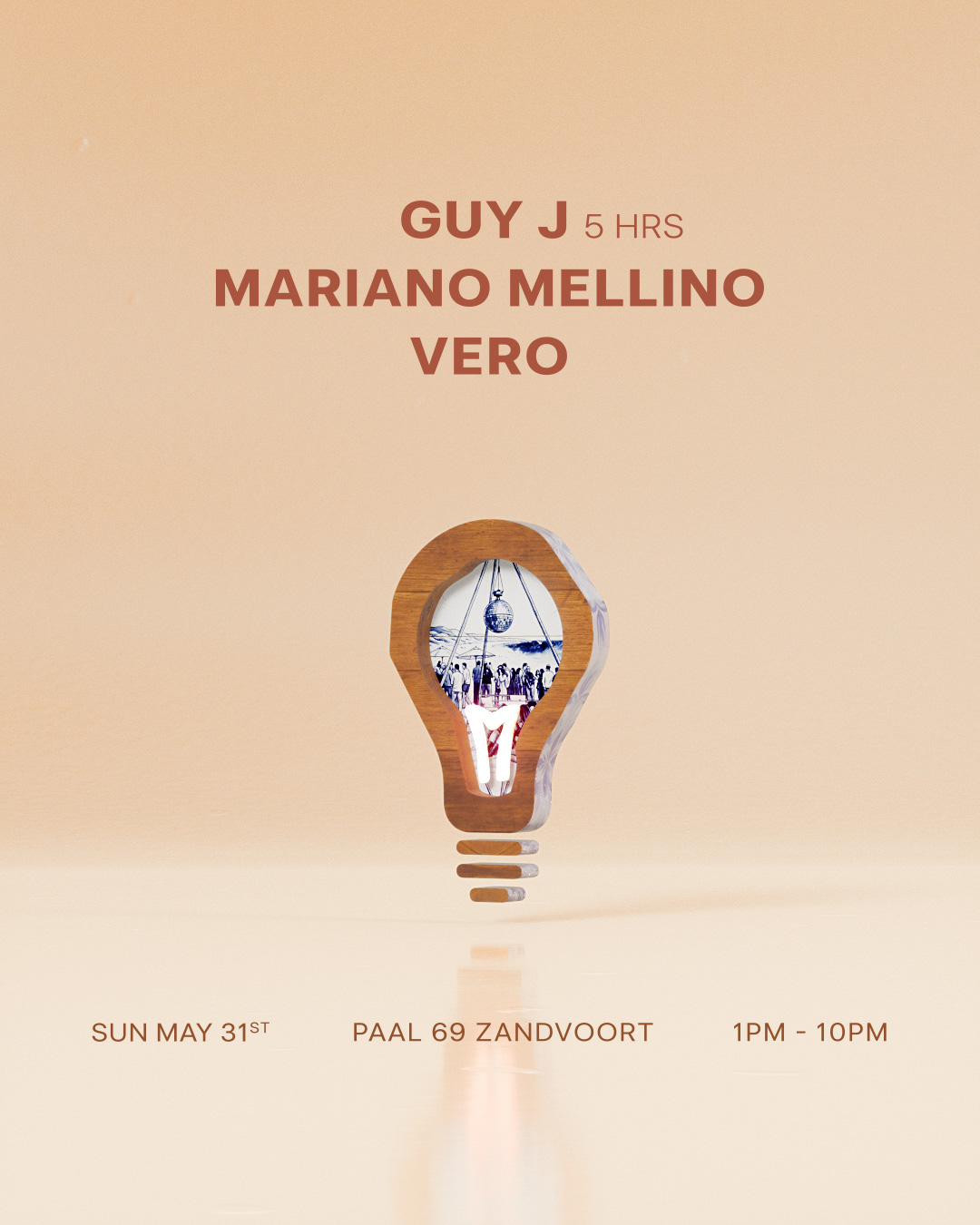 Guy J & Mariano Mellino — Paal69 AMSTERDAM event poster