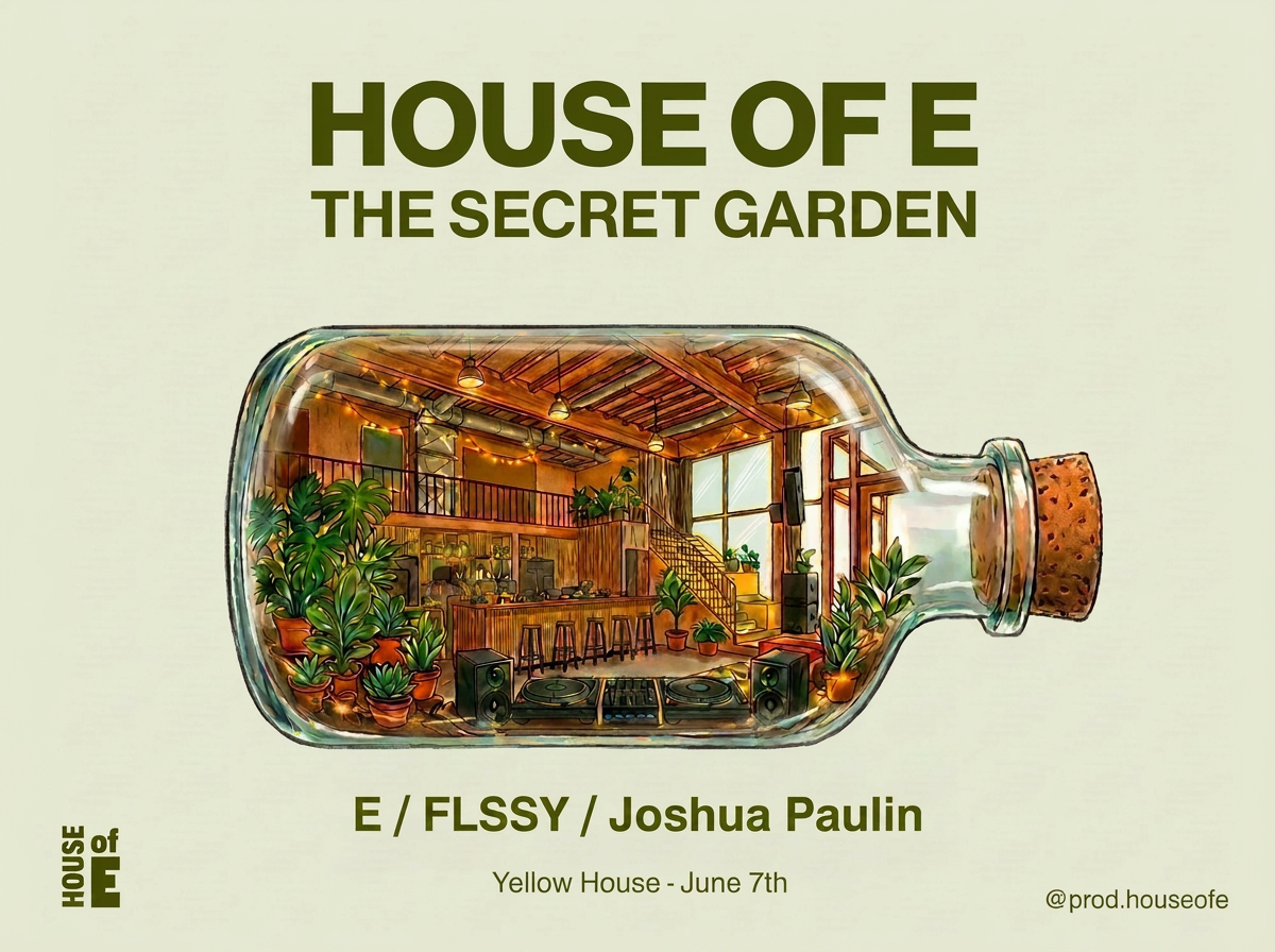The Secret Garden event poster