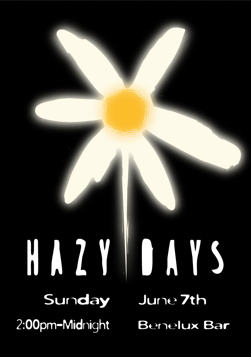 Hazy Days event poster