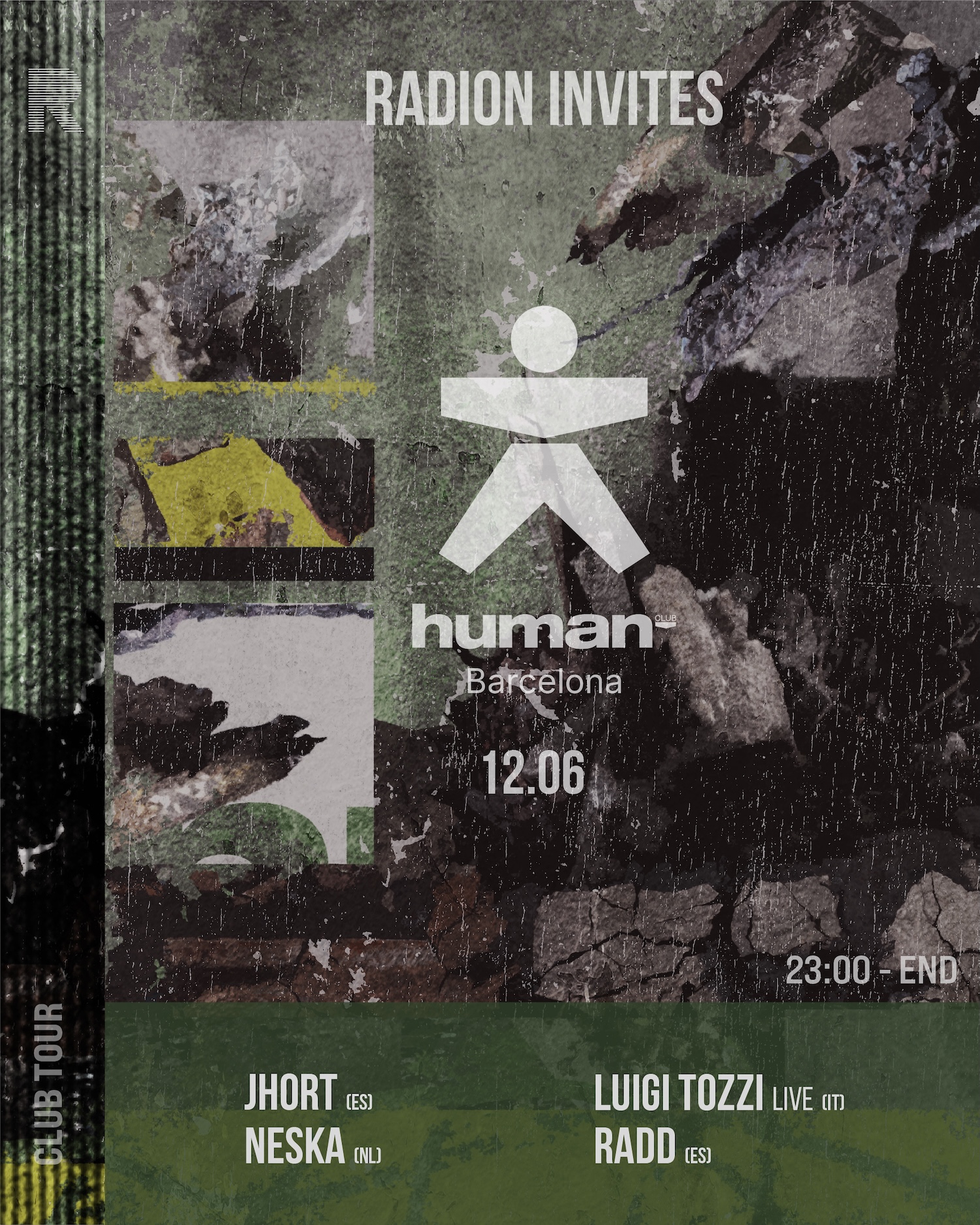Human Barcelona - RADION CLUB TOUR event poster