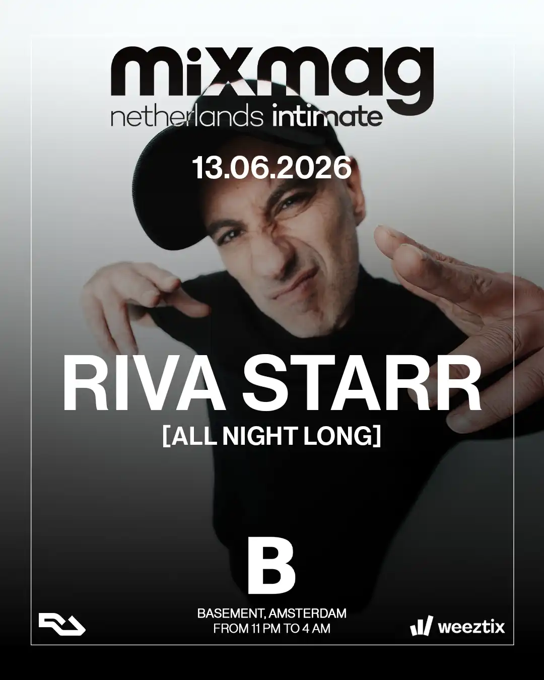 MIXMAG: INTIMATE SESSIONS - Riva Starr event poster