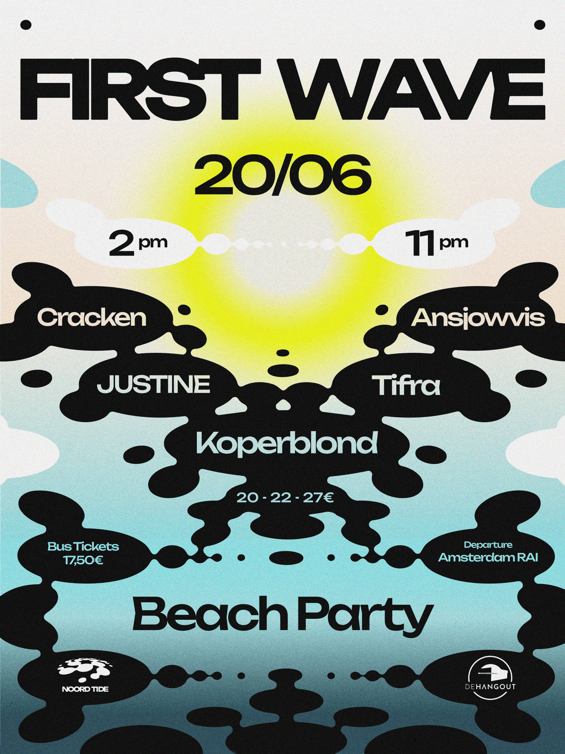 Noord Tide: First Wave event poster