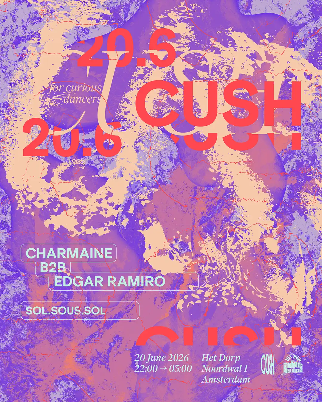 CUSH event poster
