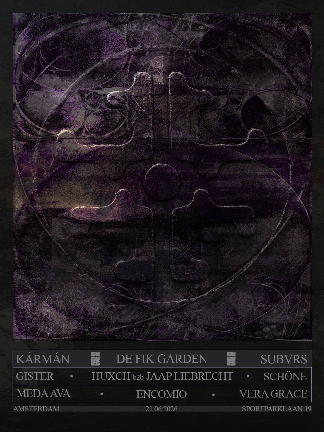 Kármán x SUBVRS event poster
