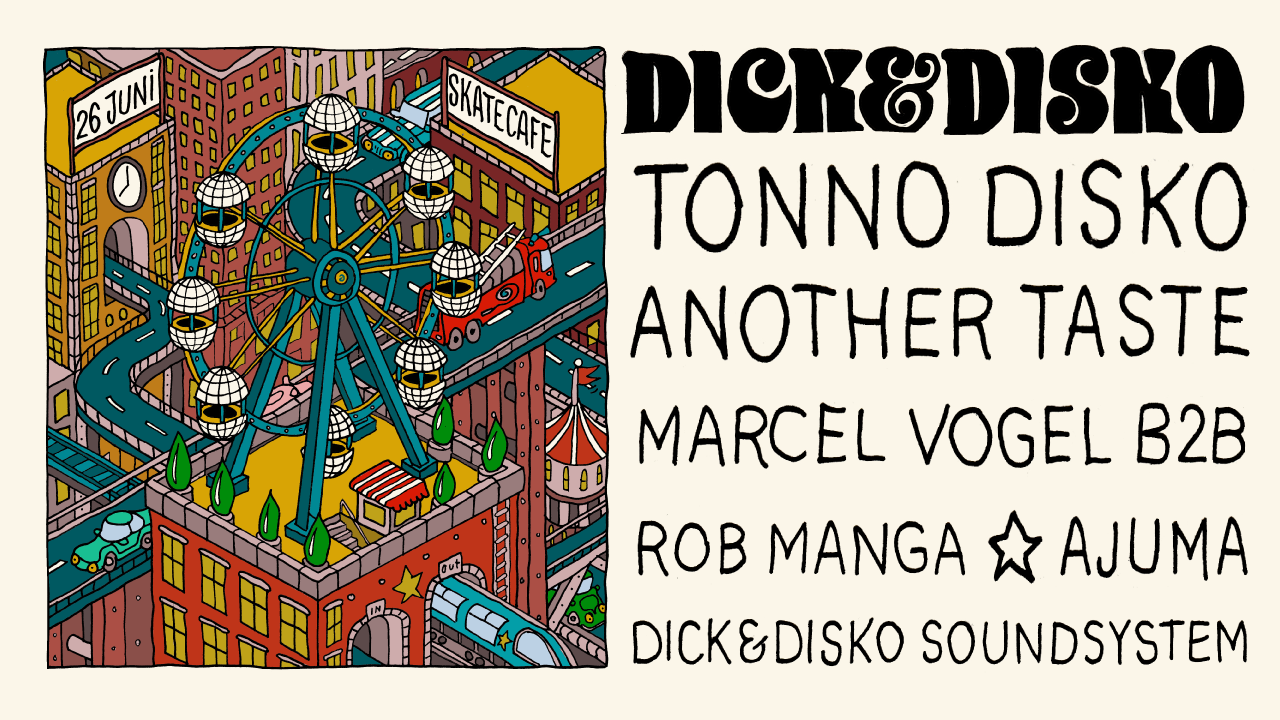 DICK & DISKO event poster