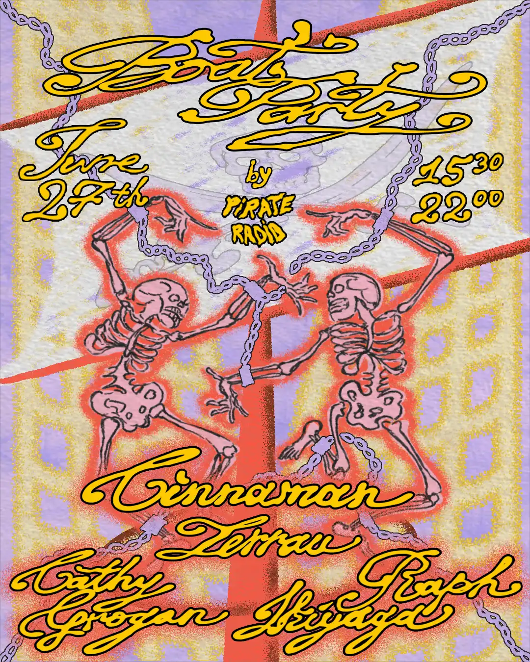 Pirate Radio - Boat Party (Jerrau, Cinnaman ) event poster