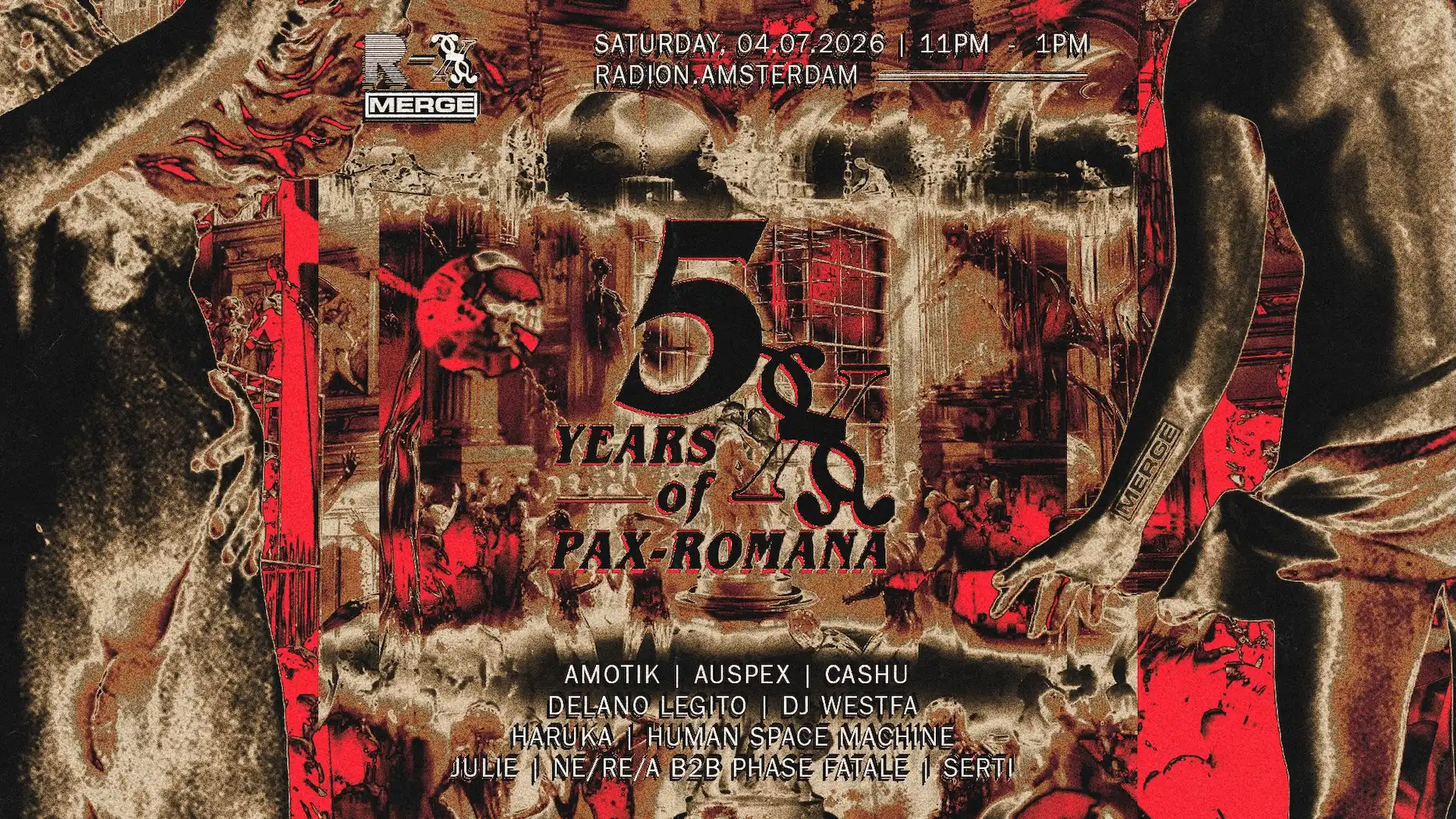 5 YEARS OF PAX-ROMANA event poster